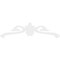 Ekena Millwork Pitch Florence Architectural Grade PVC Gable Pediment, 60"W x 17 1/2"H x 1"P (7/12) GPP060X018X100FLO - alternate 2